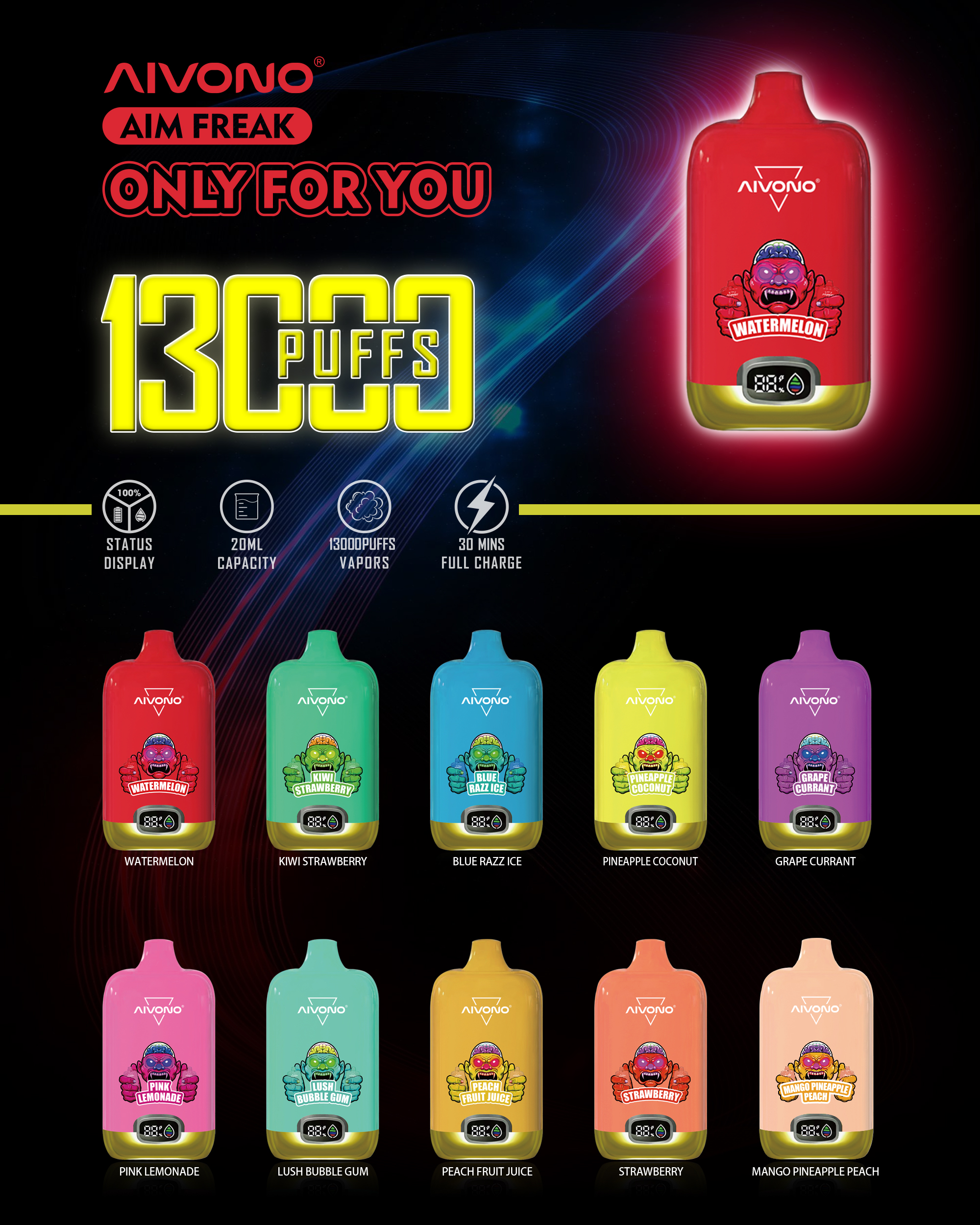 AIM FREAK 13k poster