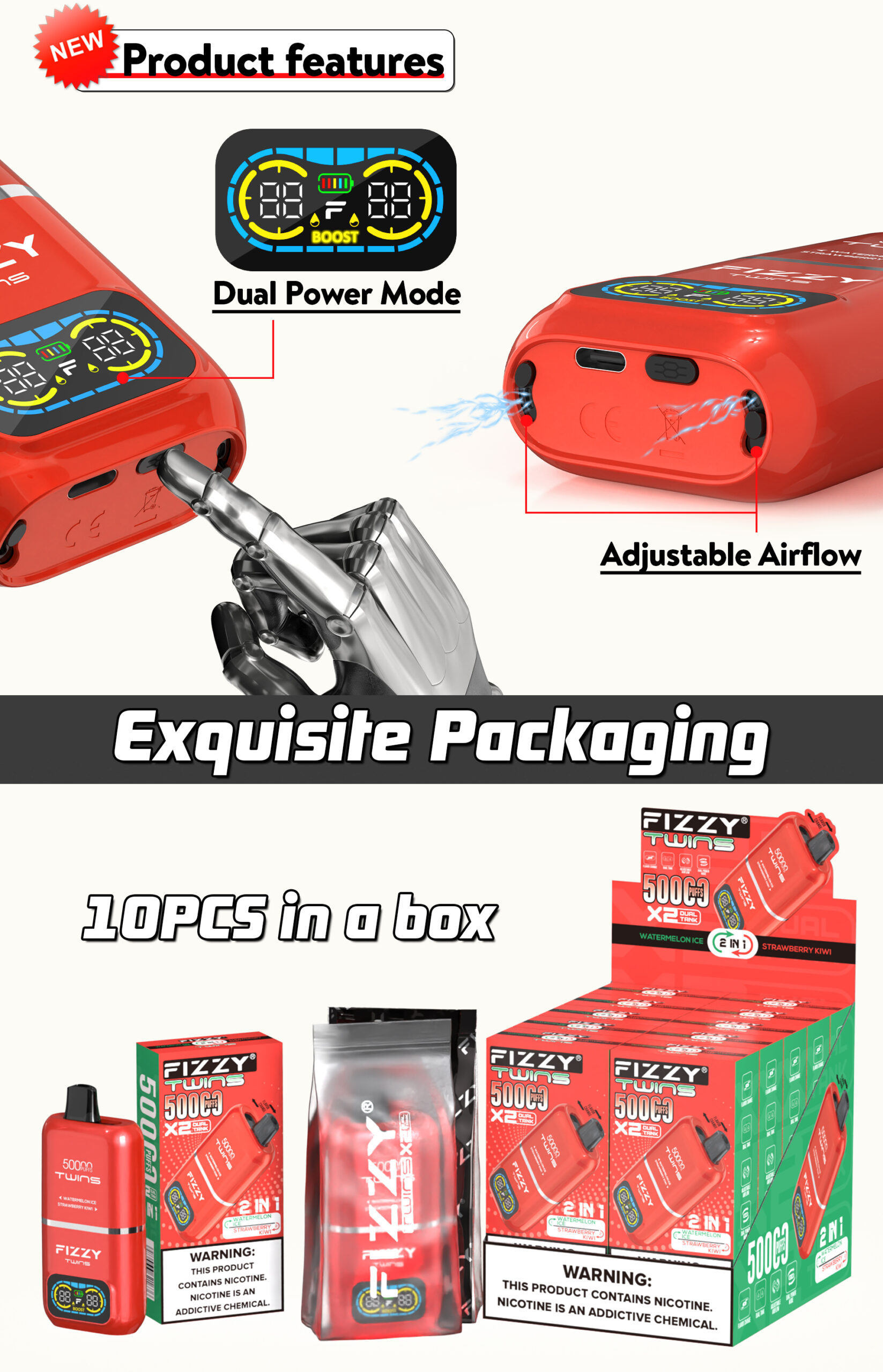 FIZZY Twins 50k specification FIZZY Twins 50k specification