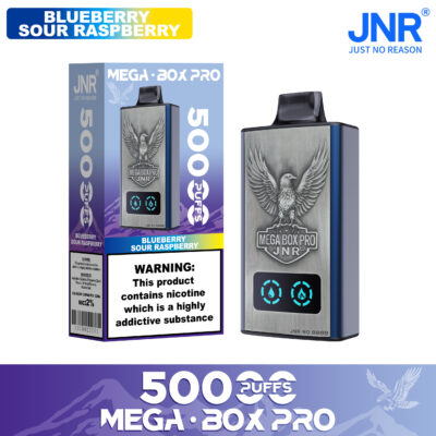 JNR Mega Box Pro 50k BLUEBERRY SOUR RASPBERRY