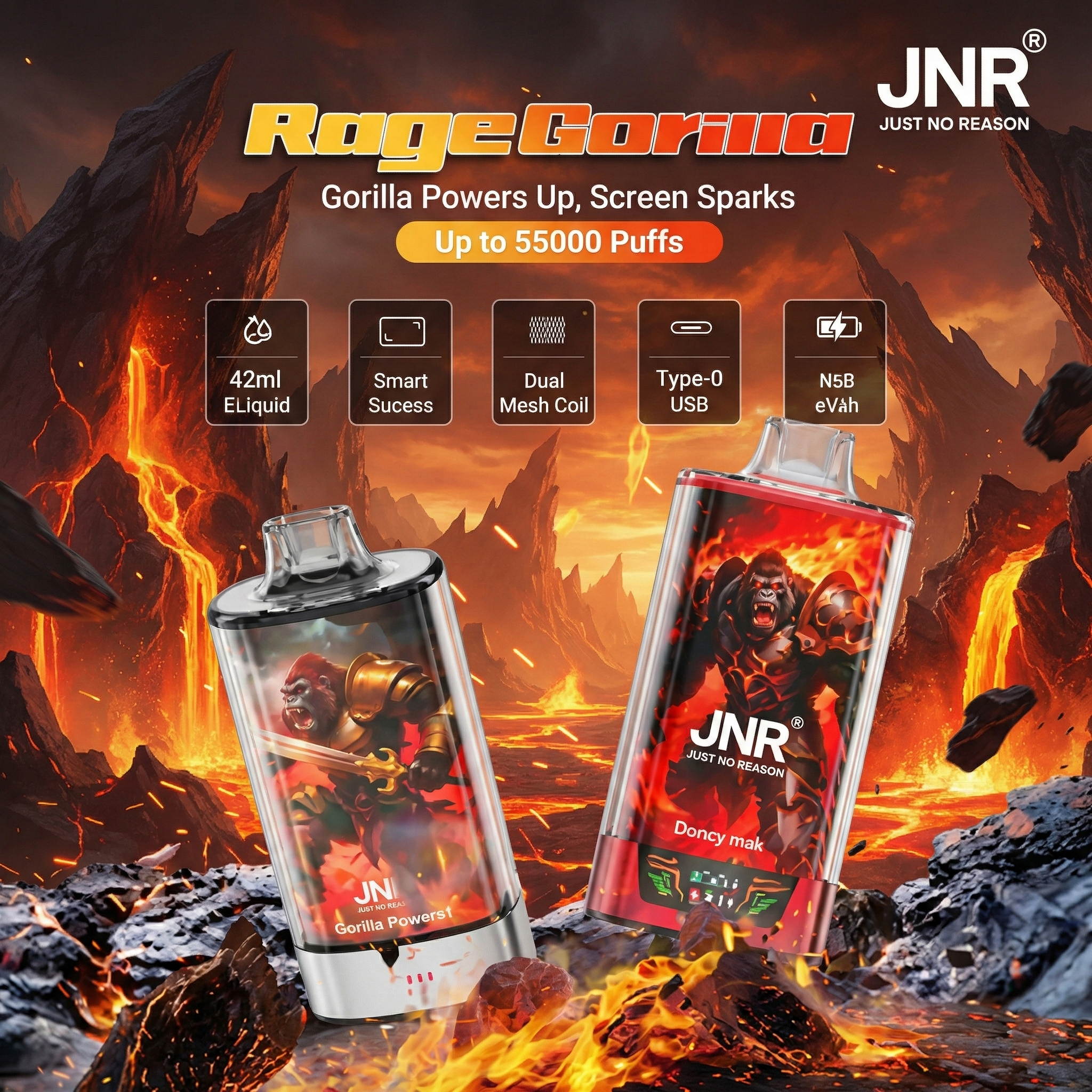 JNR RageGorilla 55k JNR RageGorilla 55k