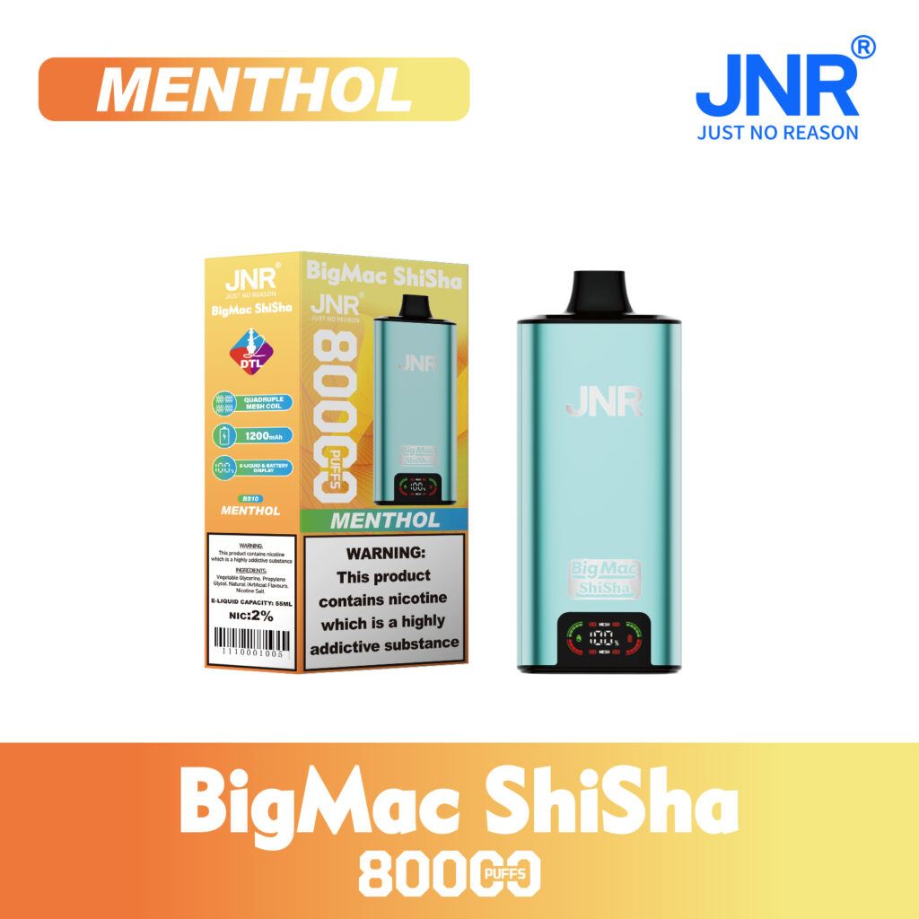 Menthol JNR Big Mac Shisha 80k