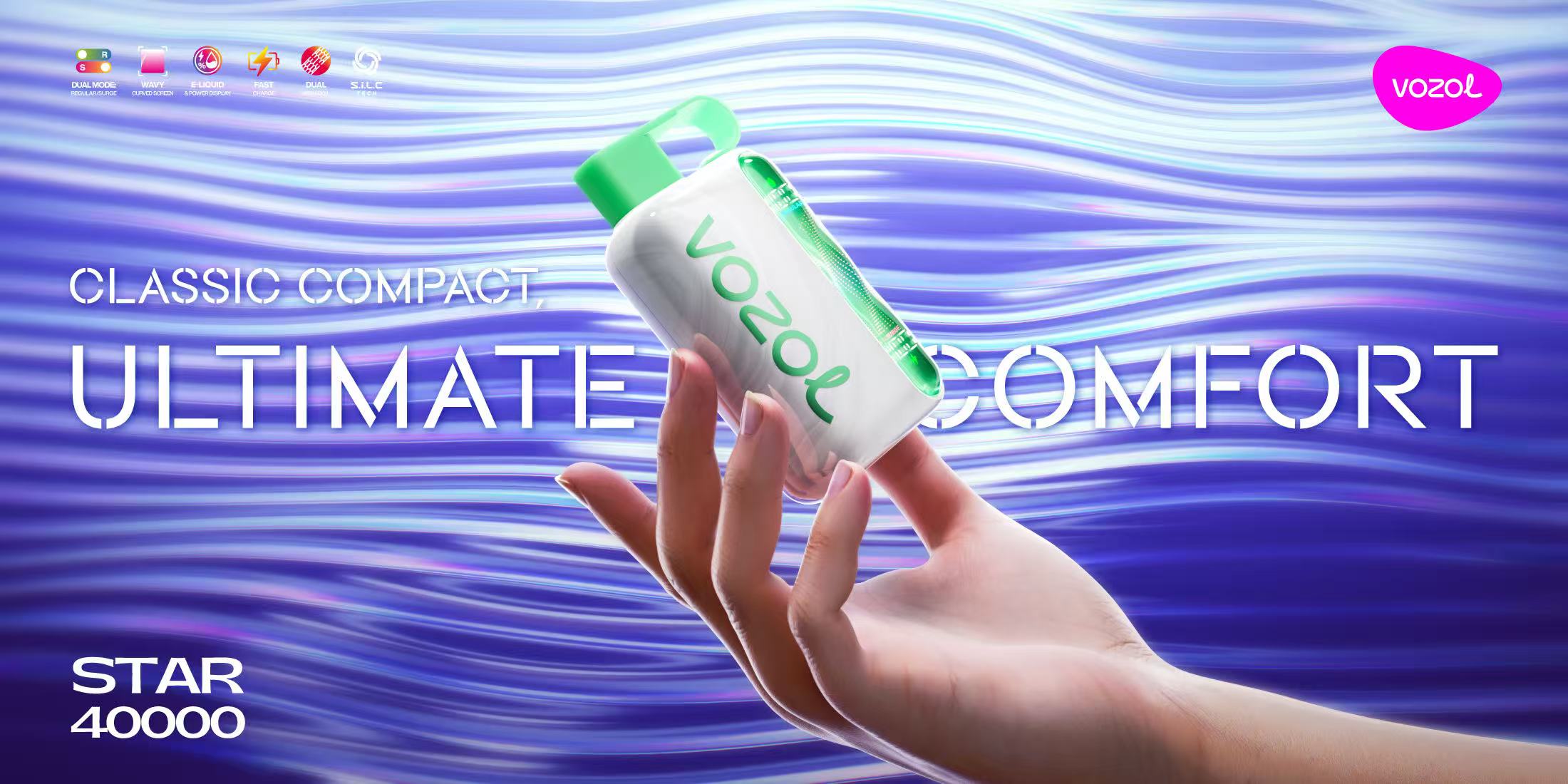 Vozol Rave 40000 Poster Vozol Rave 40000 Poster