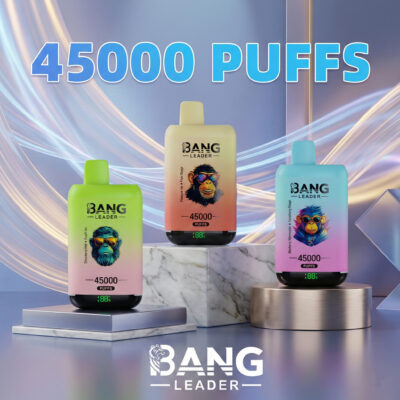 Bang Leader 45000 Puffs er ikke bare endnu en engangs vape. Det er en enhed, der lytter til, hvad dampere ønsker: mere smag, mere kapacitet, mere bekvemmelighed og ensartet ydeevne. Den er bygget til alle, der hader at gå på kompromis med kvalitet eller variation, og den leverer på hvert løfte—én glat puff ad gangen.