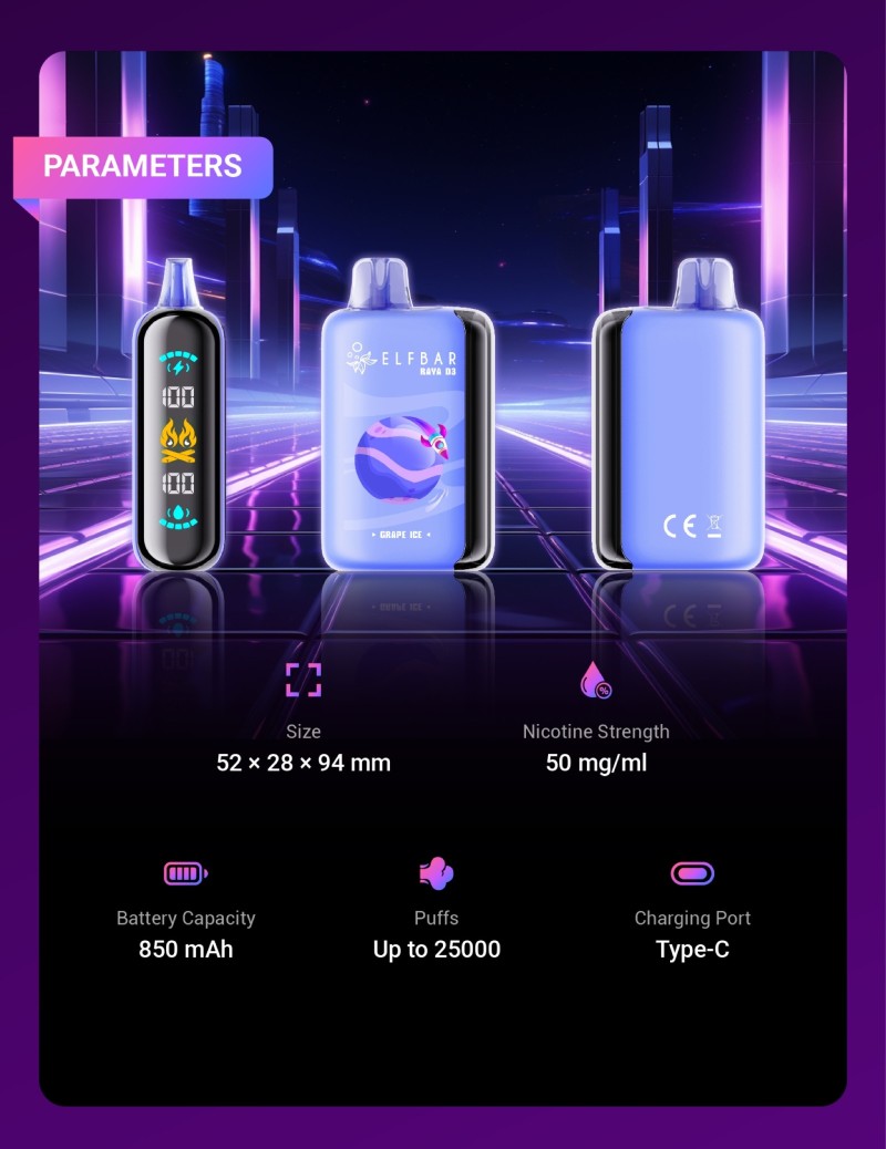 Elf Bar Raya D3 25K Poster