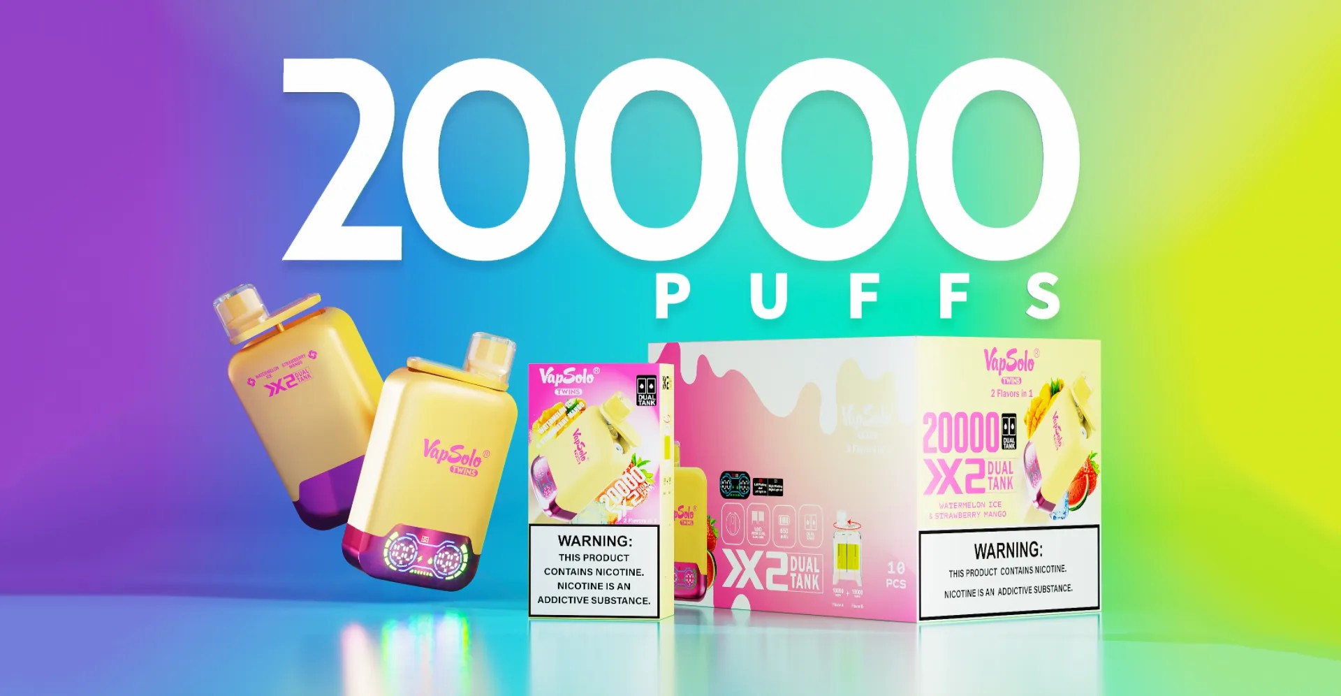 Vapsolo Twins 20K Banner