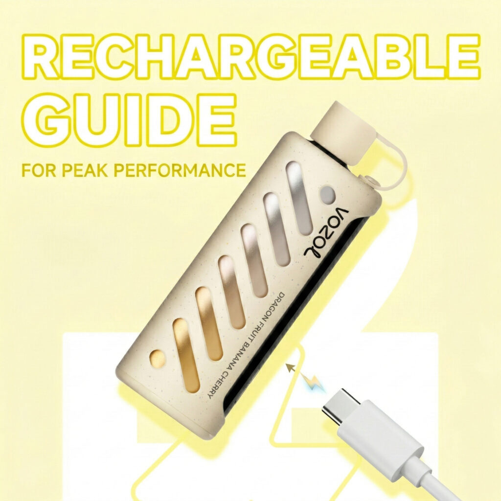 Vozol Gear Shisha 25K Use & Rechargeable Guide for Peak Performance