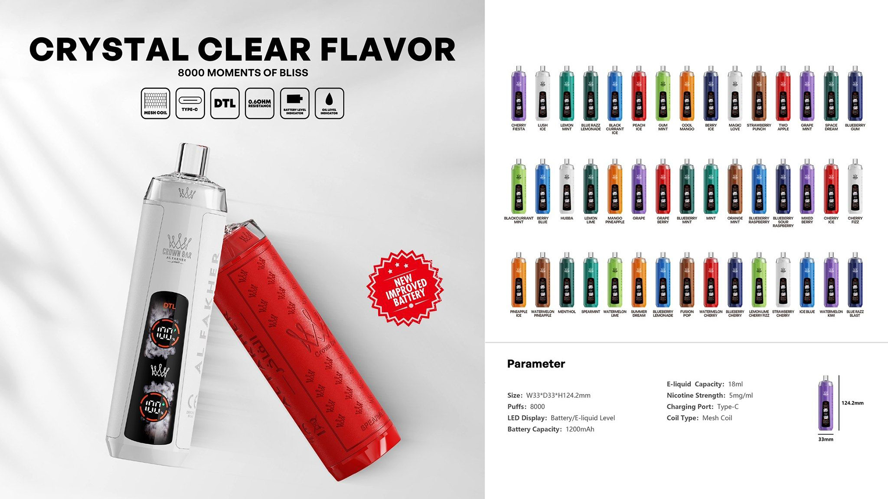 AL FAKHER Pancarta Crystal 8k AL FAKHER Pancarta Crystal 8k