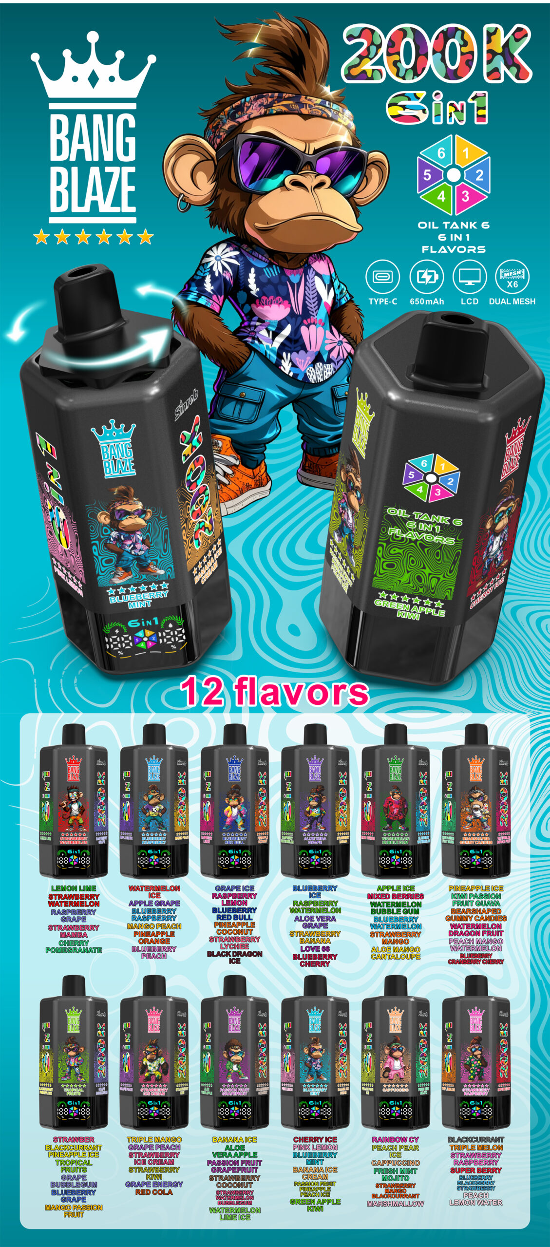 Bang Blaze 200K Plakat Bang Blaze 200K Plakat