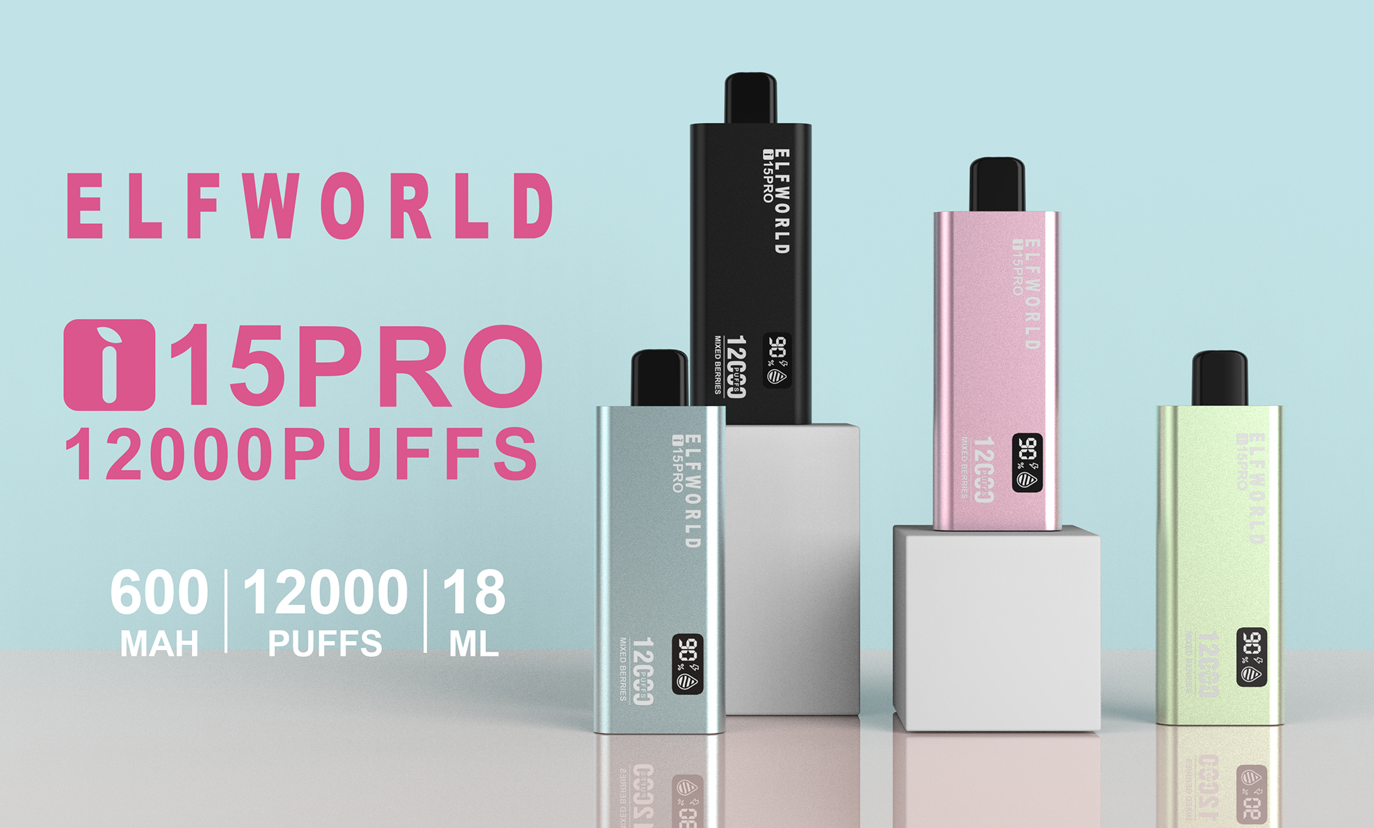 Elf World i15 Pro 12K Banner Elf World i15 Pro 12K Banner
