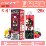Fizzy Max III Pro 120K Mirtillo Ghiaccio & Fizzy Ciliegia & Lampone Limone