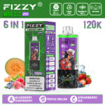 Fizzy Max III Pro 120K Mirtillo Lampone & Triplo Melone & Fragola Ghiaccio