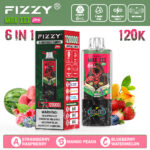 Fizzy Max III Pro 120K Fragola Lampone & Mango Pesca & Mirtillo Anguria