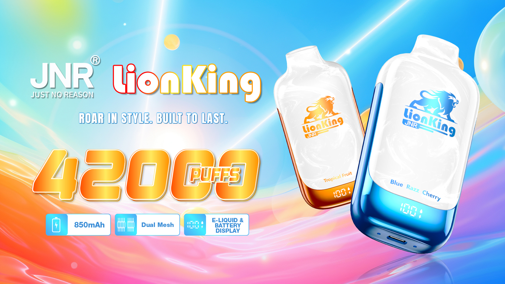 JNR Lion King 42K Disposable Vape JNR Lion King 42K Disposable Vape