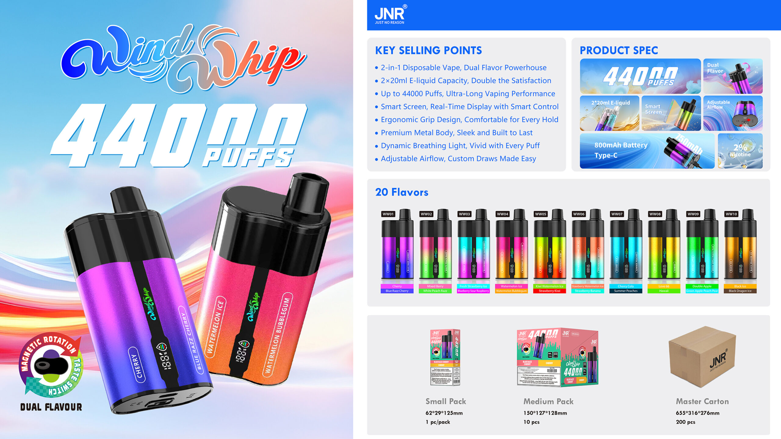 JNR WindWhip 44K Banner