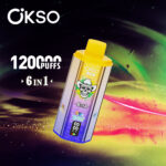 OKSO 6 in 1 120K Kiwi Passion Fruit Guava & Blueberry Ice