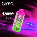 OKSO 6 in 1 120K Strawberry Raspberry & Strawberry Mango