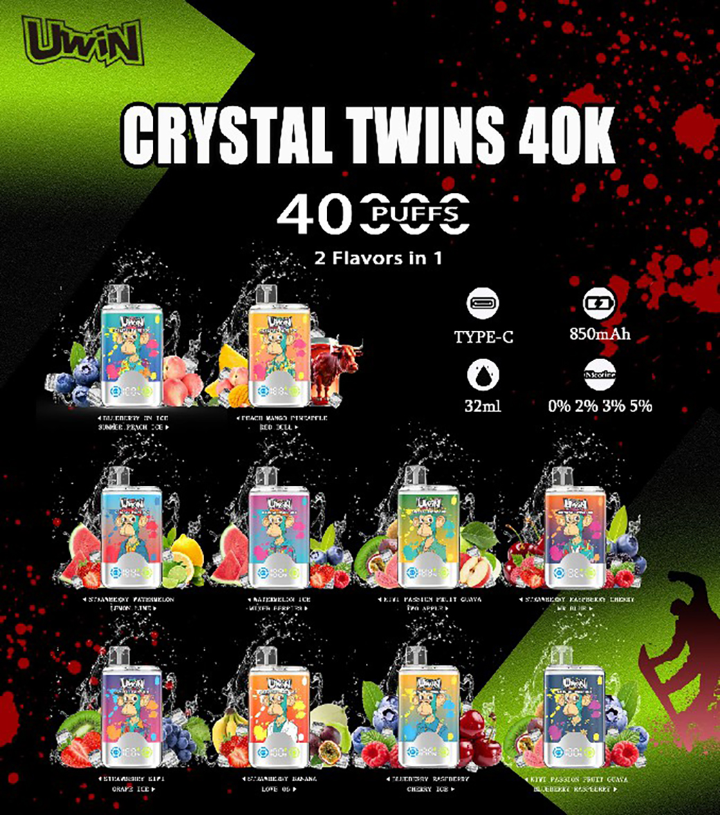 Uwin Twins Crystal 40K Flavors