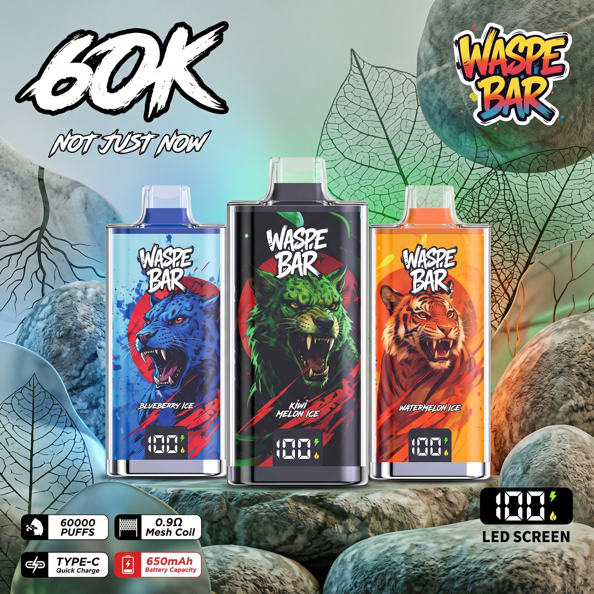 Waspe Bar 60K Puffs Waspe Bar 60K Puffs
